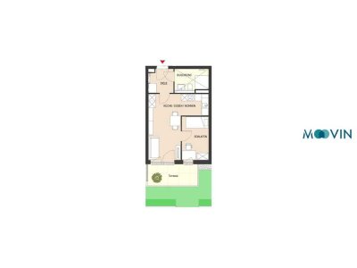 ** Ein Ort zum Wohlfühlen: Gemütliche 1,5-Zimmer-Single-Erdgeschosswohnung mit TERRASSE in Bonn-T...