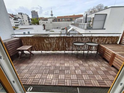schöne 2 Zimmerwohnung im Herzen Hannover mit Dachterrasse