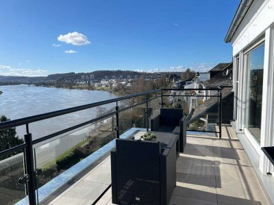 Penthouse (90 + 12 m²) mit einzigartigem Moselblick