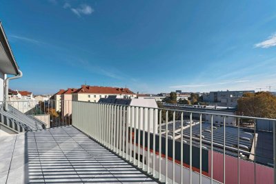 Modern wohnen in Meidling! DG-4-Zimmer-Erstbezug mit Terrasse - Top77
