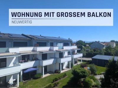 KFW Energieeffizienzhaus! Neuwertige 2-Zimmer Etagenwohnung mit großem Balkon!