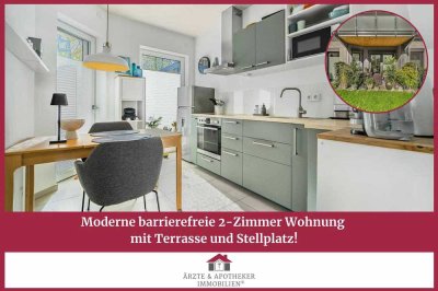 Moderne barrierefreie 2-Zimmer-Wohnung mit Terrasse & Stellplatz