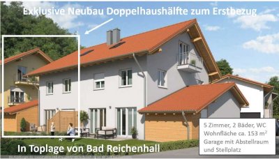 Neubau Doppelhaushälfte in Bad Reichenhall zum Erstbezug