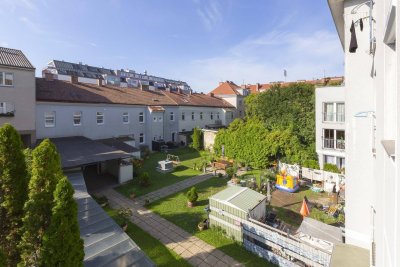 Leopoldauer Straße - hofseitiger 3 Zimmer Neubau mit Garage zu verkaufen