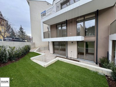 Wohnen in der SCHEFFERGASSE 4: durchgestreckte 4 Zimmer Wohnung mit Terrasse und Garten - Erstbezug ab Q1/2026!