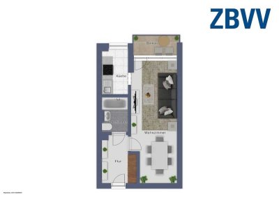 Apartment mit Balkon in Düsseldorf!