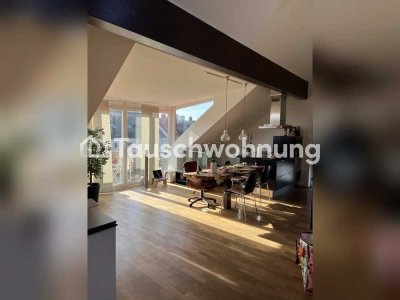 Tauschwohnung: Möbilierte 3-Raum Wohnung in ruhiger Lage
