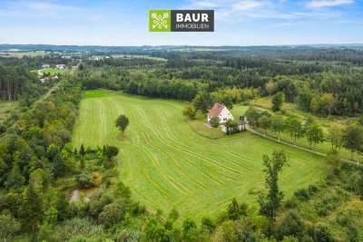360° | Historisches Hofgut in Alleinlage zwischen Aulendorf und Bad Waldsee mit optionalem Edelholz-