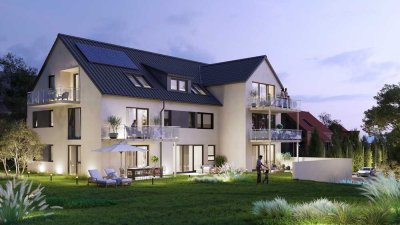 MARIELU – attraktive Dachgeschoß-Neubauwohnung mit schönem Balkon in Marbach-Rielingshausen