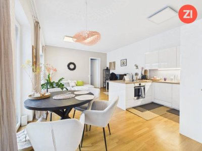 Stilvolle 2-Zimmer-Wohnung mit Garten und Terrasse in zentraler Lage