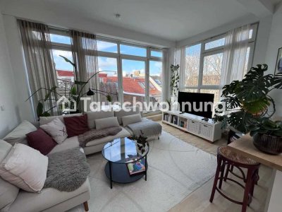 Tauschwohnung: Penthouse an der Spree mit Dachterrasse