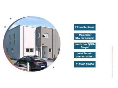2 Familienhaus auf 244 m2 mit Maximaler Kfw Förderung durch das QNG-Siegel