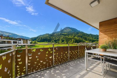 Stilvolle 3-Zimmer-Wohnung mit Terrasse und traumhaftem Bergblick