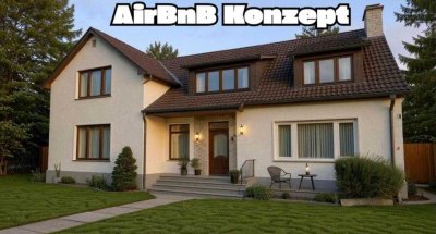 AirBnB-Konzept für Mehrgenerationenhaus in gesuchter Wohnlage von Dessau-Waldersee