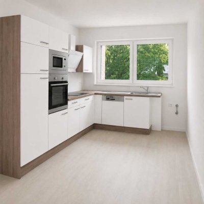 Frisch renovierte 3ZKB Spinnereistraße: neuer Vinylboden, neue Einbauküche, neue Elektrik, Balkon