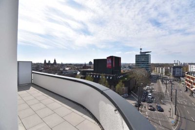 "Penthouse mit Weitblick " Exklusive 2-Zimmer-Dachterrassenwohnung in Toplage Heilbronns