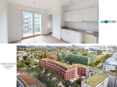 Helle 1-Zimmer-Wohnung mit Balkon und EBK im Neubauquartier 'Ferdinand's Garden'
