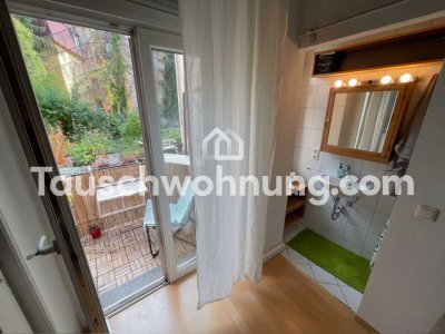 Tauschwohnung: 3-room apartment w/ Balcony und backyard in Bornheim/Frankfurt
