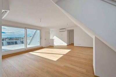 THE TEMPTATION - Dachgeschoss-Maisonette mit Terrasse &amp; Balkon | 21 m², 4 Zimmer