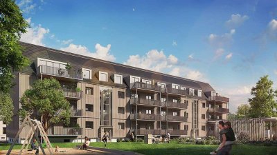 Attraktives Dachgeschoß-Apartment inkl. Einbauküche und Balkon im Erstbezug nach Komplettsanierung