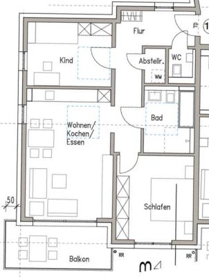 Barrierefreie 3 Zimmerwohnung im Ortskern