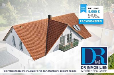 Zentrale 4-Zi-Whg über das gesamte DG! Mit Südbalkon und Einzelgarage