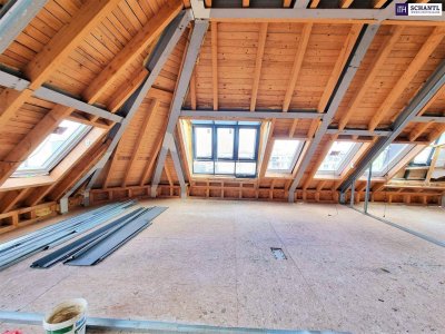 WOW! Bis zu 3,80m Raumhöhe im Dach! Attraktiver Grundrisse im Neubau + Beste Vermietbarkeit + Ideale Infrastruktur + Kurzzeitvermietung erlaubt! Jetzt zugreifen!