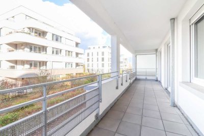 Exklusiv Leben am Rheinufer Süd - Großzügige 4-Zi.-Wohnung mit Balkon + Loggia auf 118m²!