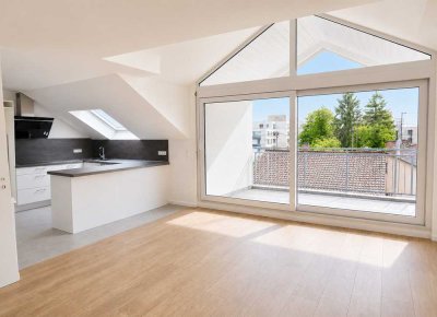 Neuwertige 3-Zimmer Penthouse Wohnung in Frankfurt Nied