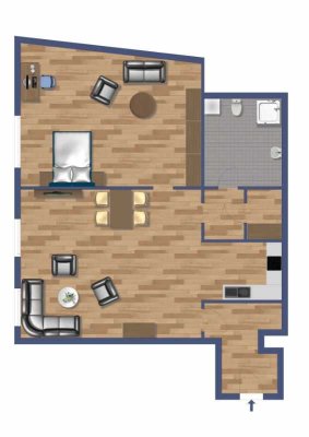 Top City Lage! Schöne 2-Zimmerwohnung in Mülheim an der Ruhr