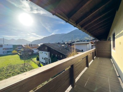 Balkonwohnung im Kitzbüheler Zentrum! Garage und Streifblick