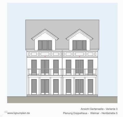 5,5-Zimmer-DHH mit Loggia, Balkon, Garten, 2 PP, exkl. Grundstück