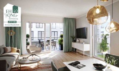 Exklusiver Seemoment: KfW-förderfähige 3-Zi.-Neubauwohnung mit 2 Bädern & Loggia im EH 40-Standard
