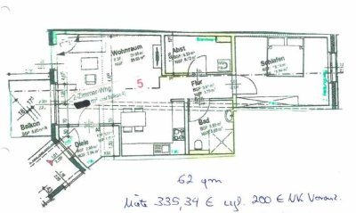 Attraktive 2-Zimmer-Wohnung mit Balkon in Willich