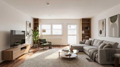 Offenes Wohnen mit Südbalkon - 1 Zimmer sofort verfügbar