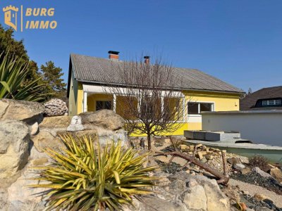 Ihr Rückzugsort im Grünen – unterkellerter Bungalow mit Traumgarten und Doppelgarage