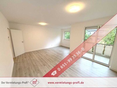 Trier-Heiligkreuz: Stadtnahe 3 ZKB- Wohnung mit Balkon, Einbauküche & Tiefgaragenplatz – wird umfass