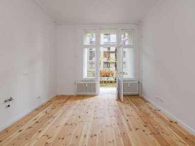 Renovierte Altbauwohnung mit Tageslichtbad und großzügigen Gartenanteil in Berlin-Wilmersdorf