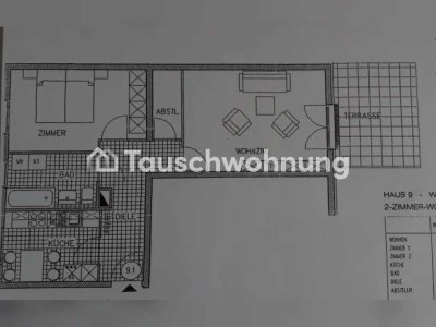 Tauschwohnung: Tausche 2-Zimmer-Wohnung
