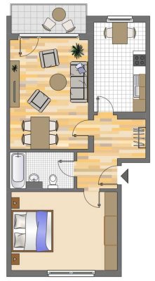 Gepflegte 2-Zimmer-Wohnung in Ratingen West!