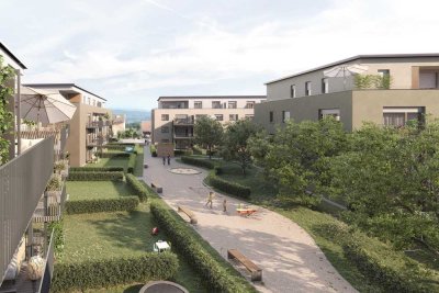 Funktionelle und geräumige 2-Zi.-Whg., schöner Balkon, 59,40 qm, 2.OG, Balkon | Haus B