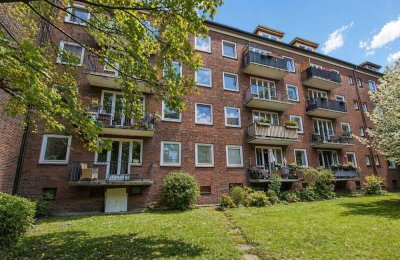 Vermietete 2,5-Zimmer-Wohnung mit optimalem Grundriss in ruhiger Seitenstraße von Borgfelde