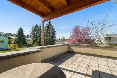 Wohnen am Ruckerlberg mit Blick auf Plabutsch und Koralm und möglicher Büronutzung