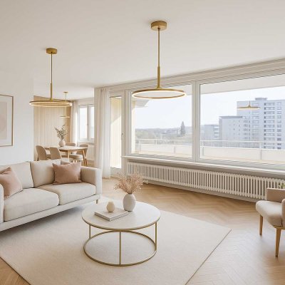 Großzügige, lichtdurchflutete Wohnung mit viel Gestaltungspotential