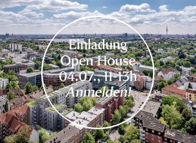 OPEN HOUSE AM 04.07.* Mit Dachterrasse über den Dächern Winterhudes