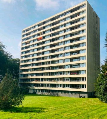 Helle 1,5-Zimmer Wohnung im 6. OG mit Balkon in Wuppertal-Uellendahl-Katernberg