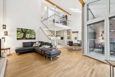 Maisonette-Wohnung im Stil eines Reihenendhauses: Top-Energieeffizienz trifft auf exklusives Wohn...