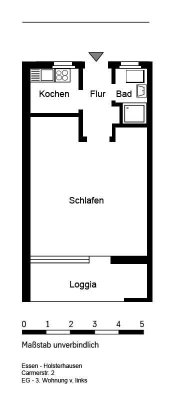 Modernes 1-Zimmer Apartment in Holsterhausen
