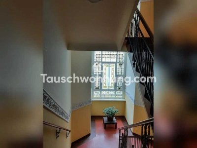 Tauschwohnung: Hochwertige 3-Raum Wohnung im Jugendstilhaus