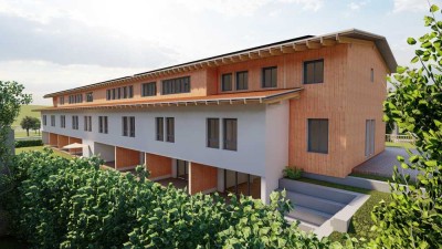 Familienfreundliche Neubau-Reihenhauswohnung Eckwohnung (EG+OG) mit Garten